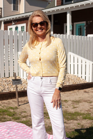 HAPPI CROP FLARE JEANS