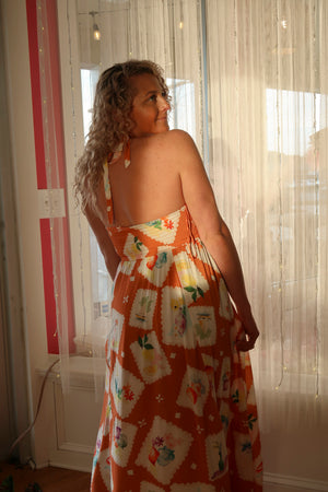 WORLD TRAVELER MAXI DRESS