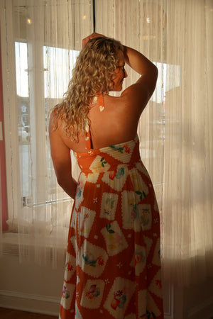 WORLD TRAVELER MAXI DRESS