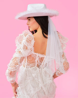 BRIDE COWGIRL HAT