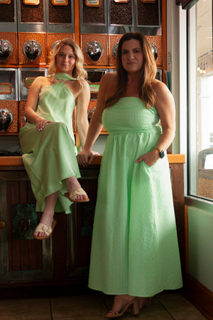 VERDE STRIPE MAXI