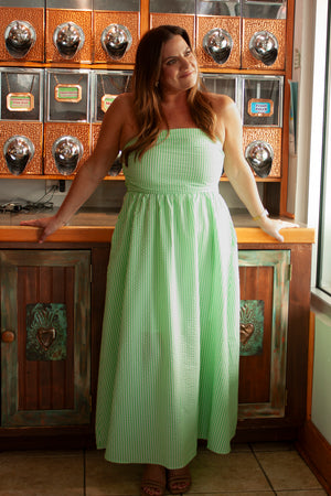 VERDE STRIPE MAXI
