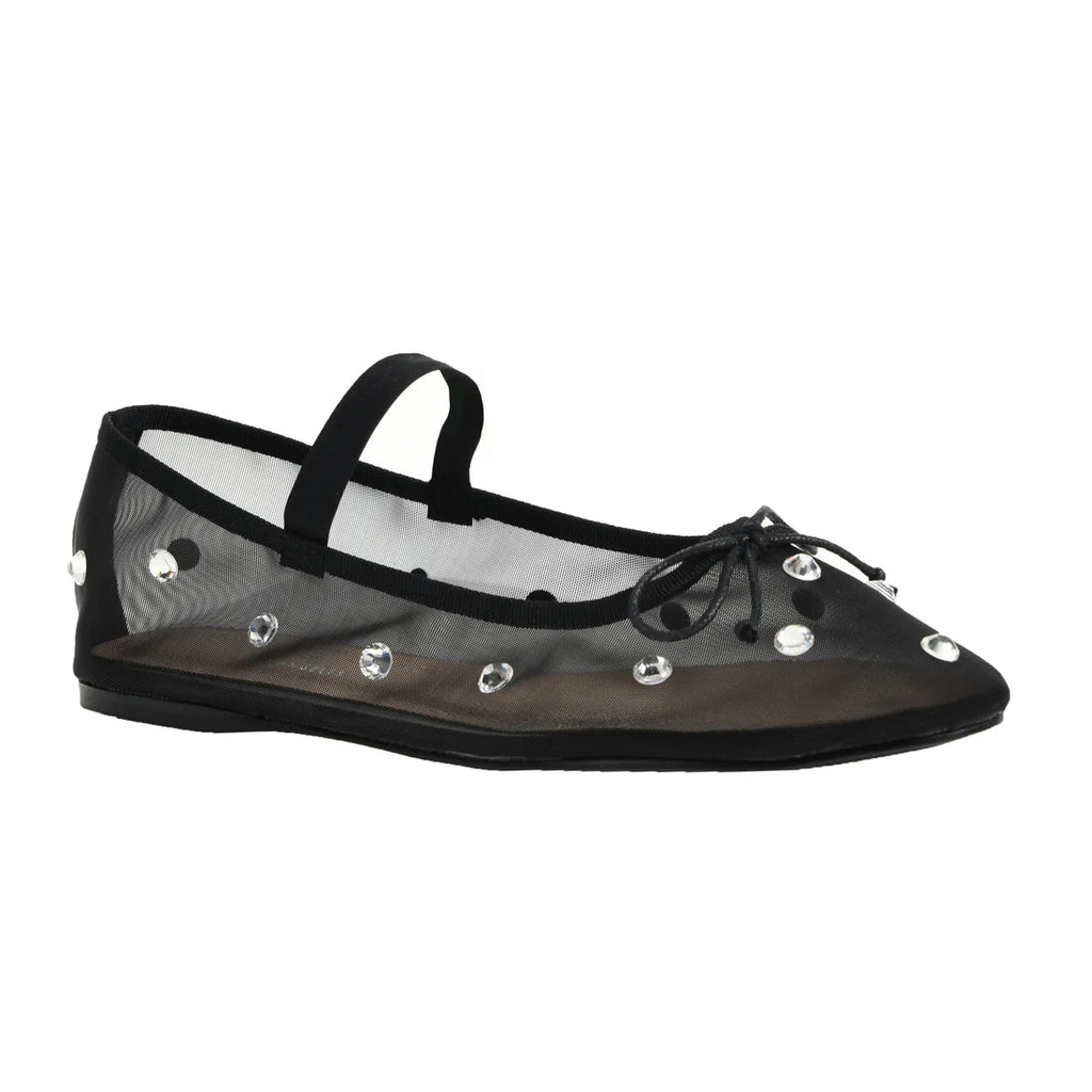   ADETTE STONE-MESH FLATS  