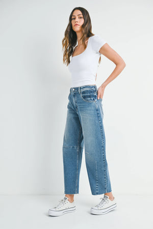 IN THE AIR BARREL JEANS