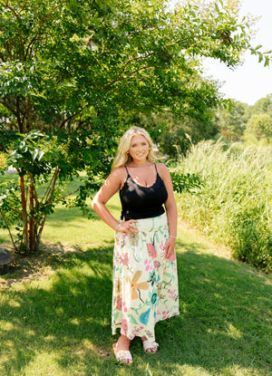 BIANCA DROP WAIST SKIRT