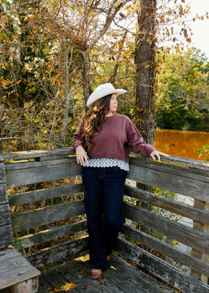 DOUBLE POCKET WIDE LEG JEAN