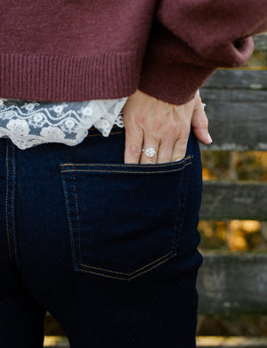 DOUBLE POCKET WIDE LEG JEAN