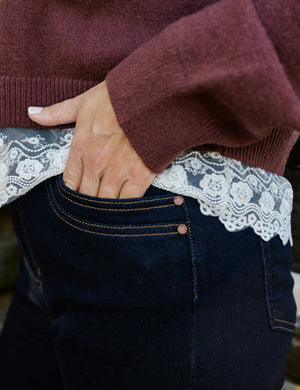 DOUBLE POCKET WIDE LEG JEAN