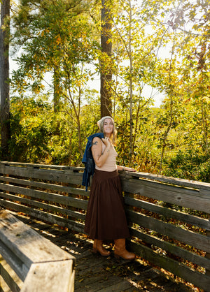 BORN TO ROAM SKIRT