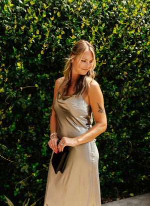 METALLIC FIELDS DRESS