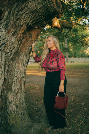 SALLIE VELVET TOP