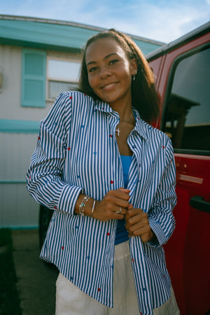 FIREWORKS BUTTON DOWN