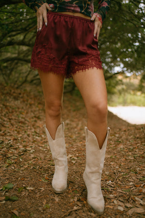 ODETTE SATIN SHORTS