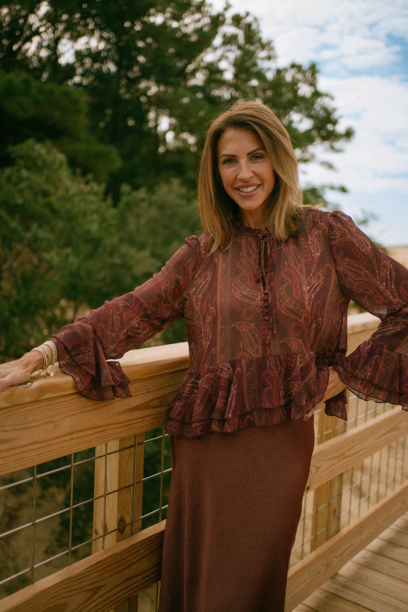 SAVANNAH PEPLUM TOP