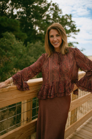 SAVANNAH PEPLUM TOP
