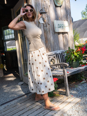 HONEY MIDI SKIRT