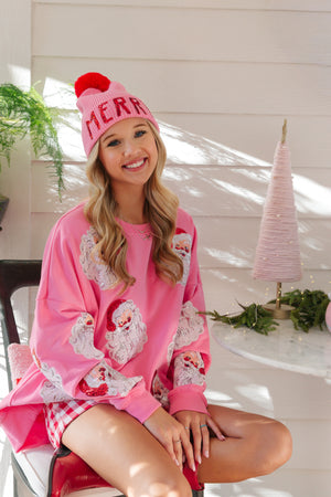 SANTA'S COMING TO TOWN PULLOVER