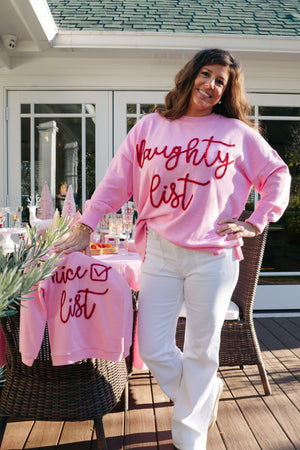 NAUGHTY LIST SWEATER