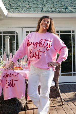 NAUGHTY LIST SWEATER