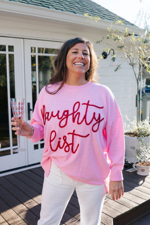 NAUGHTY LIST SWEATER