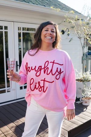 NAUGHTY LIST SWEATER