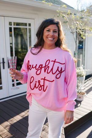 NAUGHTY LIST SWEATER