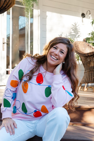 CHRISTMAS LIGHTS PULLOVER
