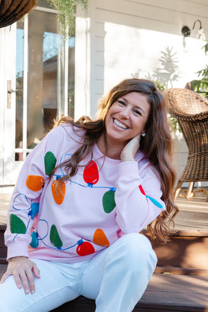 CHRISTMAS LIGHTS PULLOVER