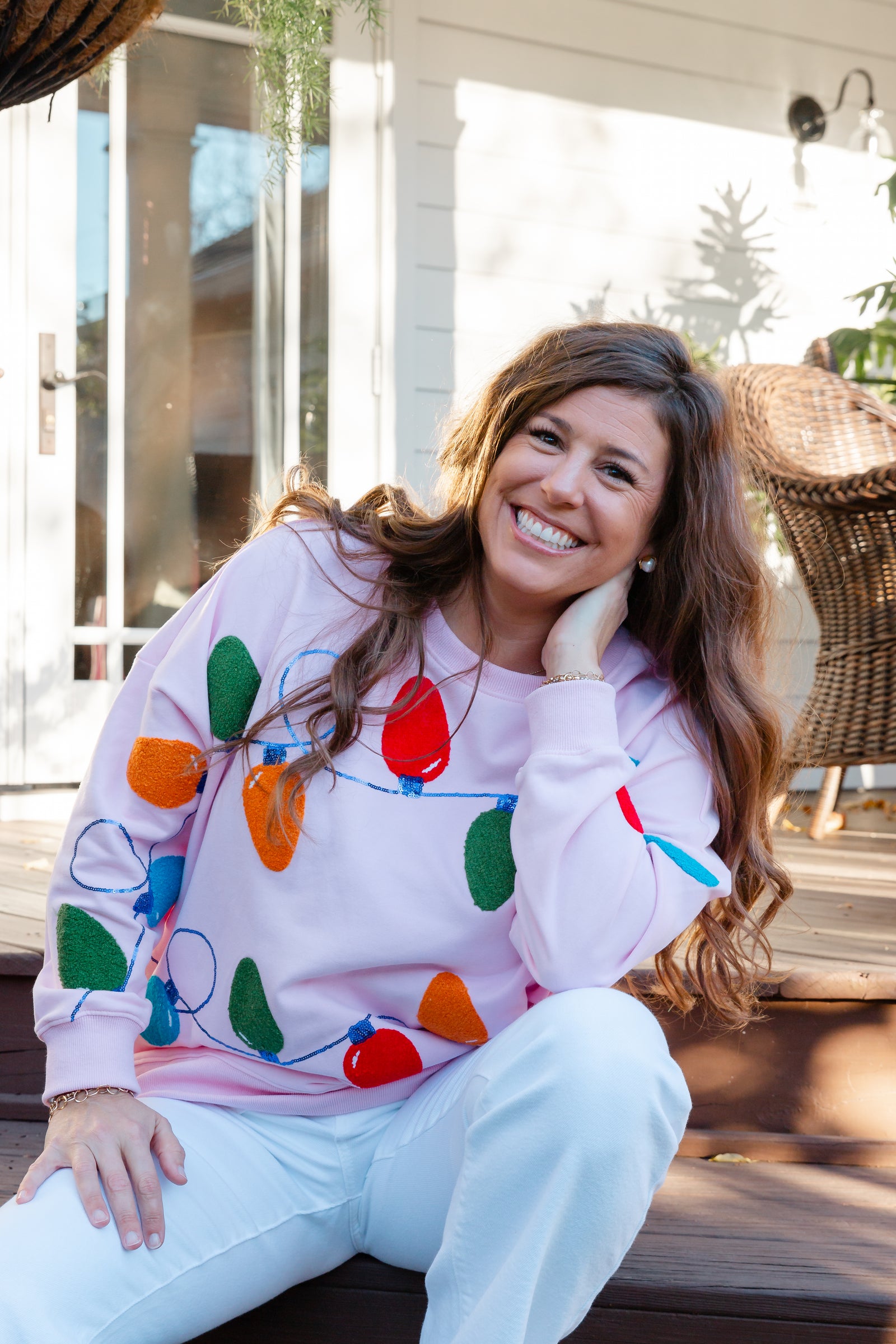 CHRISTMAS LIGHTS PULLOVER