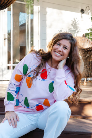 CHRISTMAS LIGHTS PULLOVER