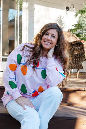 CHRISTMAS LIGHTS PULLOVER