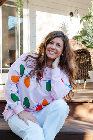 CHRISTMAS LIGHTS PULLOVER