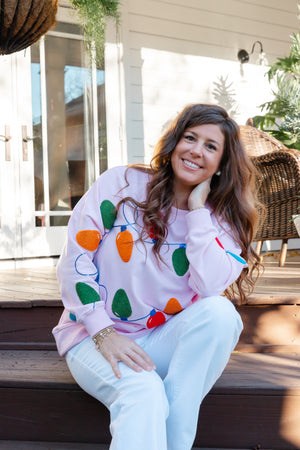 CHRISTMAS LIGHTS PULLOVER