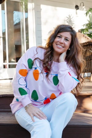 CHRISTMAS LIGHTS PULLOVER