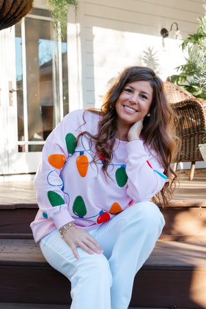 CHRISTMAS LIGHTS PULLOVER