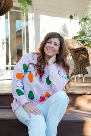 CHRISTMAS LIGHTS PULLOVER