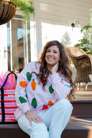 CHRISTMAS LIGHTS PULLOVER