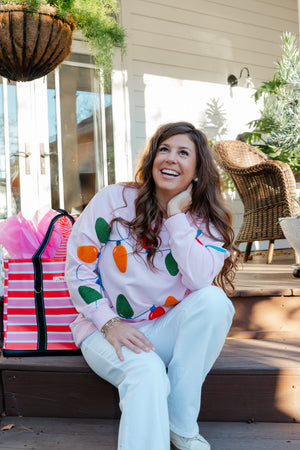 CHRISTMAS LIGHTS PULLOVER