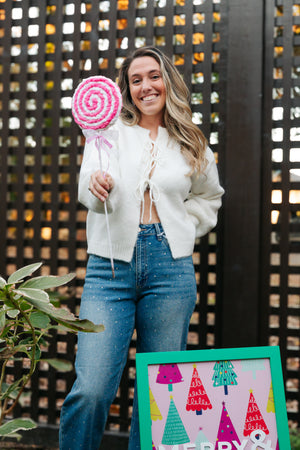 WHITE CHRISTMAS SWEATER