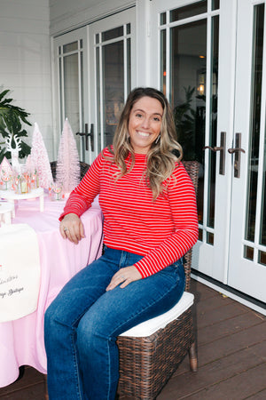 PEPPERMINT TWIST SWEATER