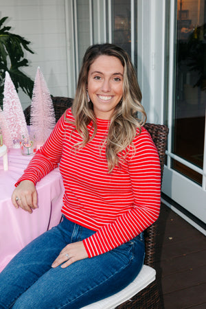 PEPPERMINT TWIST SWEATER