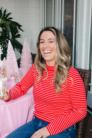 PEPPERMINT TWIST SWEATER