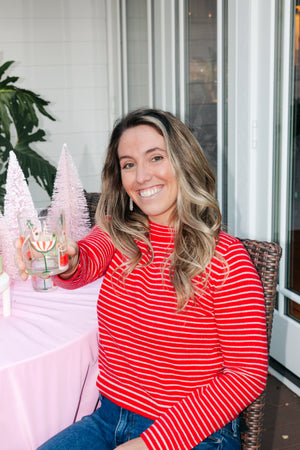 PEPPERMINT TWIST SWEATER