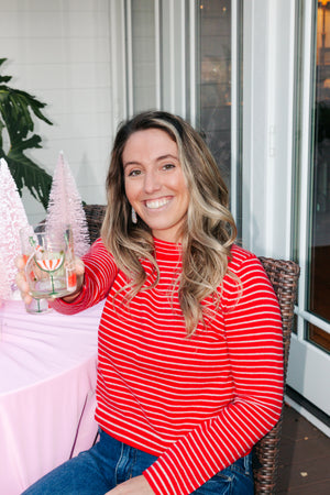 PEPPERMINT TWIST SWEATER