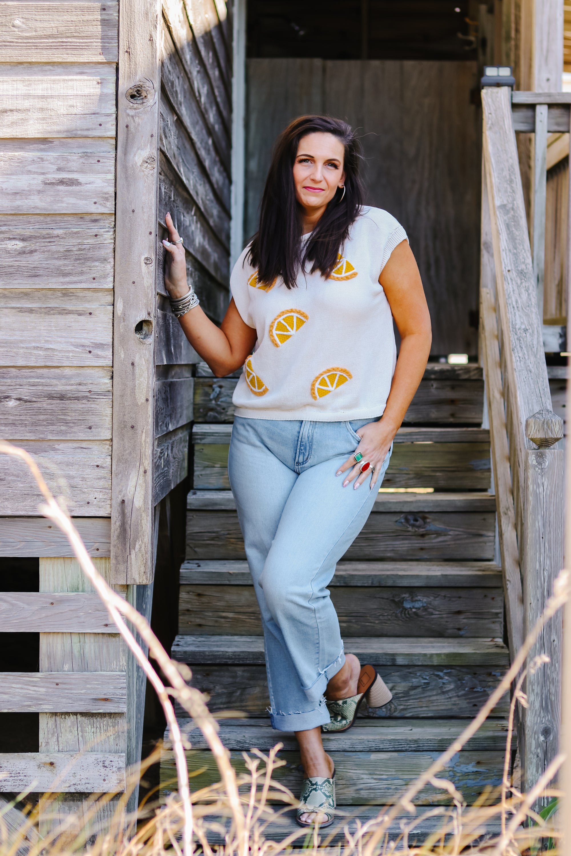 SLICE OF LIFE VEST TOP