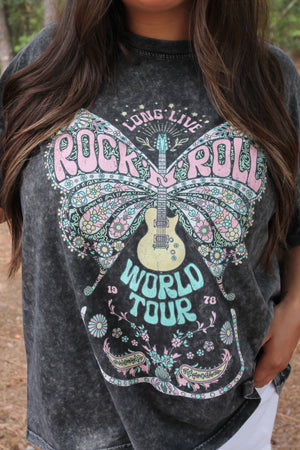 ROCK ON GRAPHIC TEE