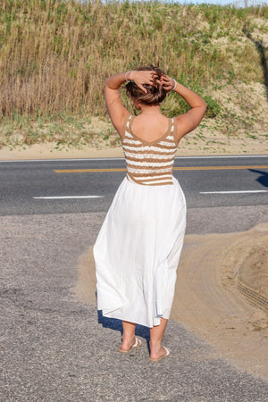 NOTEWORTHY MIDI DRESS