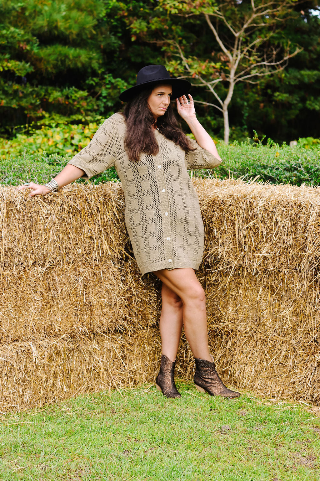 CARMENA BUTTON DOWN DRESS