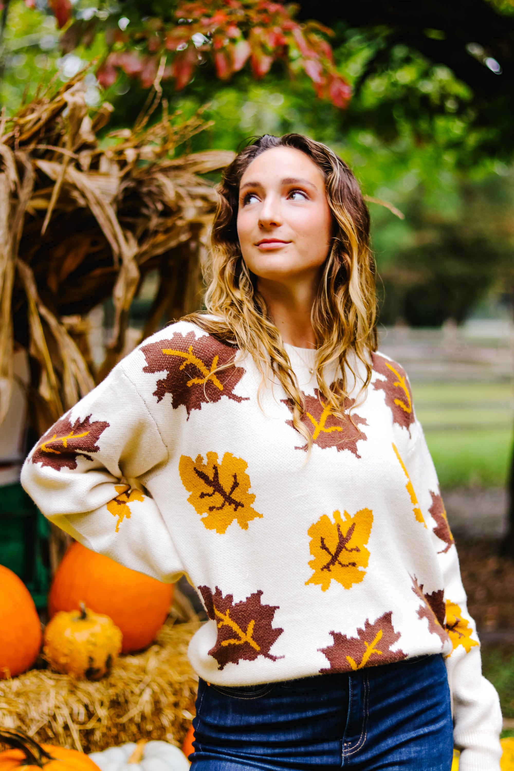 FALLING LEAVES SWEATER