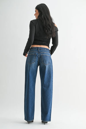 KRISTY STUDDED BAGGY JEAN